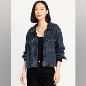Old Navy Jean Shirt Jacket